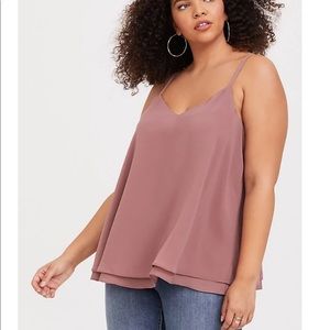 Torrid Sophie Double Layer Georgette Swing Cami